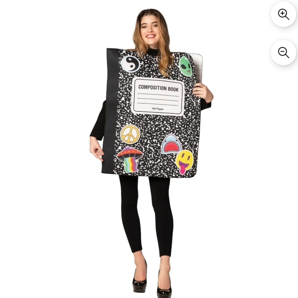 Composition Notebook Costume OSFM